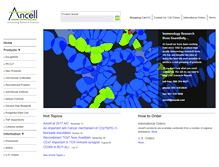 Tablet Screenshot of ancell.com